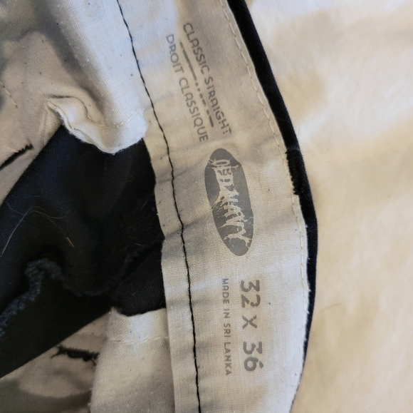 Mens Old Navy Classic Straight 100% Cotton Black Jeans 32 X 36 - Picture 7 of 7